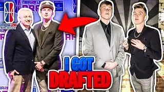 I GOT DRAFTED! NBA 2K LEAGUE DRAFT VLOG