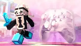 First Time Playing Hive SkyWars on CONTROLLER | Minecraft