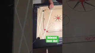 INSANE CARROM SHOT ll REBOUND HOOK SHOT ll TRICK SHOT ll #carrom #carromfinisher