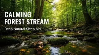 Serene Forest Ambience with Relaxing Stream Sounds for Sleep Study Meditation and Inner Peace
