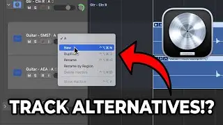 Logic Pro - Track Alternatives to Back Up Take Folders