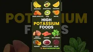 Top Potassium-Rich Foods to Support Heart, Muscles, and Blood Pressure #potassium #hearthealth