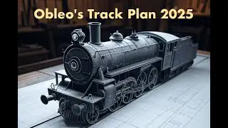 Obleo's Model Railroad Track Plan 2025 using Railmodeller Pro Track Planning App