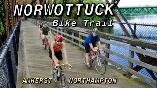 Biking the Norwottuck Rail Trail &mdash; Amherst, MA