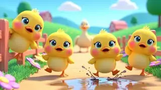 Five Little Ducks Search for Mom Across the Farm 🦆🌾 Fun Learning Story for Kids