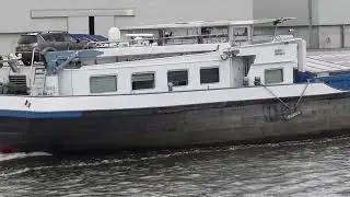AMARIGE - wat een DRAAI voordat het schip het Albertkanaal opvaart