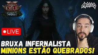 PoE2: MINIONS EST&Atilde;O QUEBRADOS! Bruxa Infernalista DELETA a Campanha  !build !builds !poe2ninja