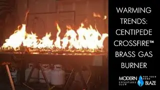 Warming Trends Centipede CROSSFIRE&trade;️ Brass Gas Burner