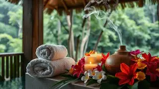4K Sweet Spa Instrumental Music - Forest Nature Sounds & Peaceful Meditation Music