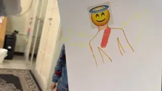 Fast Sketch : From Sticker to Sparkle: A Little Angel&rsquo;s Big Imagination!✨| TODDLER ACTIVITIES 