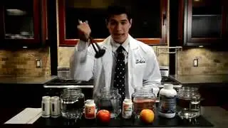 Test your vitamins  and minerals  with apple (ENG)
