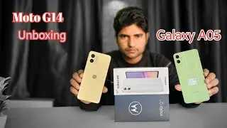 SAMSUNG GALAXY A05 Helio G85 (12nm) V/S MOTOROLA MOTO G14  T616 (12 nm) 💥5000mAh 🔋 50MP 📸 ₹9,000/-