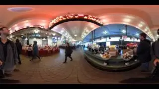360 VR Video of Pike Place Market in Seattle, Washington