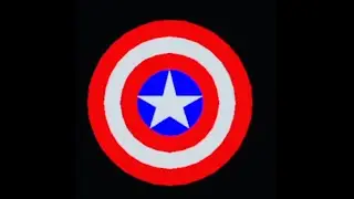 Captain America Shield by Python Turtle 