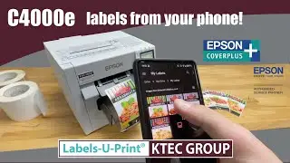 Принтер этикеток Epson C4000e &mdash; печатайте с телефона! - Этикетки-U-Print &reg; - KTEC GROUP UK