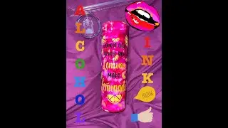 How to make alcohol ink tumblers