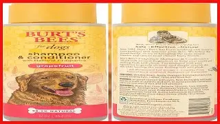 Burt's Bees for Dogs Shampoo & Conditioner with Natural Grapefruit Fragrance | 2-in-1 Dog Shampoo