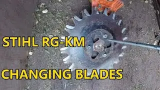 Stihl blade change RG-KM