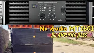 Nx Audio MT1601 || 6000W Dj Amplifier Bass