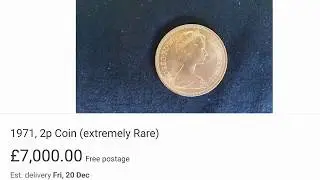 1971 2p New Pence Coin Selling for &pound;7000 on Ebay