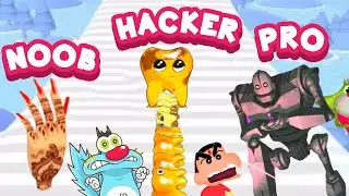 Pekaboo, skytrail, Hand evolution, Teeth stack, Smile rush Game | With Oggy and Jack | Gamepie