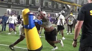 LSU OL DL 1v1's