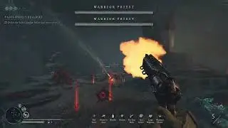 Witchfire - warrior priest goes out of bounds during vault boss fight
