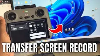 How to transfer DJI RC screen recording to pc/Laptop