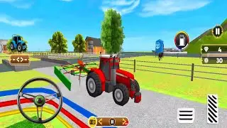 Tractor Driving Simulator Games 2026 - SUV Farming Tractor Game - Android Gameplay