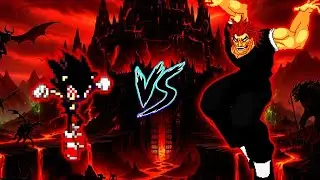 SONIC DARK FLEETWAY V4 OP VS YUJIRO HANMA V3 OP in Mugen