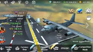 Gunship Battle: GHOST RIDER aircraft raidmission gameplay.