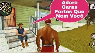 Pedestres reagindo ao CJ musculoso: GTA San Andreas