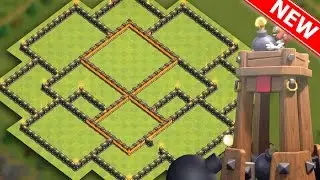 Clash Of Clans | BEST TH9 HYBRID BASE 