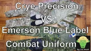 Emerson Blue Label combat uniform vs Crye Precision Combat uniform