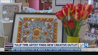 Holland artist shares art while missing Tulip Time