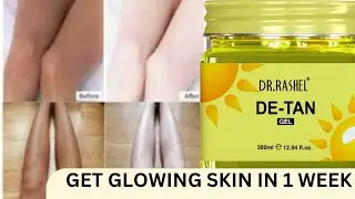 Dr Rashel d-tan gel honest review | GET GLOWING SKIN IN ONE WEEK #tanfree