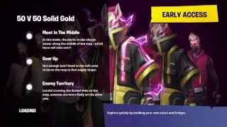 Fortnite 50v50 solid gold