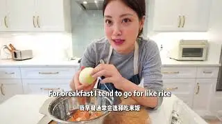 Come Practice With Me! Her English Is So Addictive😍 | Korean-Style Chop Cheese Sandwich | Oyo editor
