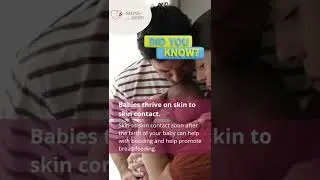 Skin-to-skin contact is a bonding activity in which your baby lies on your bare chest. #shorts