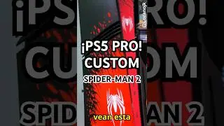 PS5 PRO Custom Spiderman 2🔥#ps5pro #playstation5pro #aliexpress #customps5 #diy #pcbuild #gaming