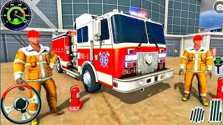 City Fire Truck  Rescue Simulator 3D - 911 US Emergency Fire Truck Driving : Android Gameplay