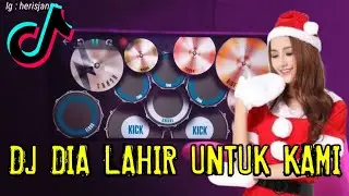 DJ DIA LAHIR UNTUK KAMI | DJ REMIX NATAL FULL BASS TERBARU 2022 - REAL DRUM COVER