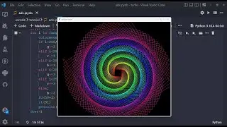 Rainbow_Spiral turtle graph in python/Data scientist/Machine learning