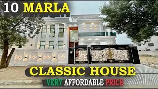 10 Marla Luxury Neo Classic House | Brand New White Elevation | Citi Housing Gujranwala