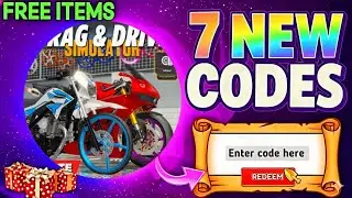 *SECRET UPDATE!* | Drag & Drive simulator CODES 2026 (ROBLOX Drag & Drive Simulator)