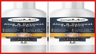 Quality product -  Jungle Pet Aloe Oatmeal Shampoo for Dogs - Sensitive Skin Dog Shampoo Oatmeal