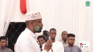 Sh, Cumar Maalin oo Nooqaadayo Qasiido nabi amaan ah oo umacaan