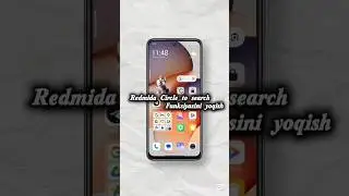Redmida Circle to search funksiyasini yoqish.#redmi #new #shorts #lifehack