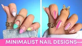 NEW Minimalist Nail Designs 🧡 | Trendy Nails 2021