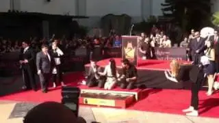 Twilight Stars Handprints At Chinese Theatre